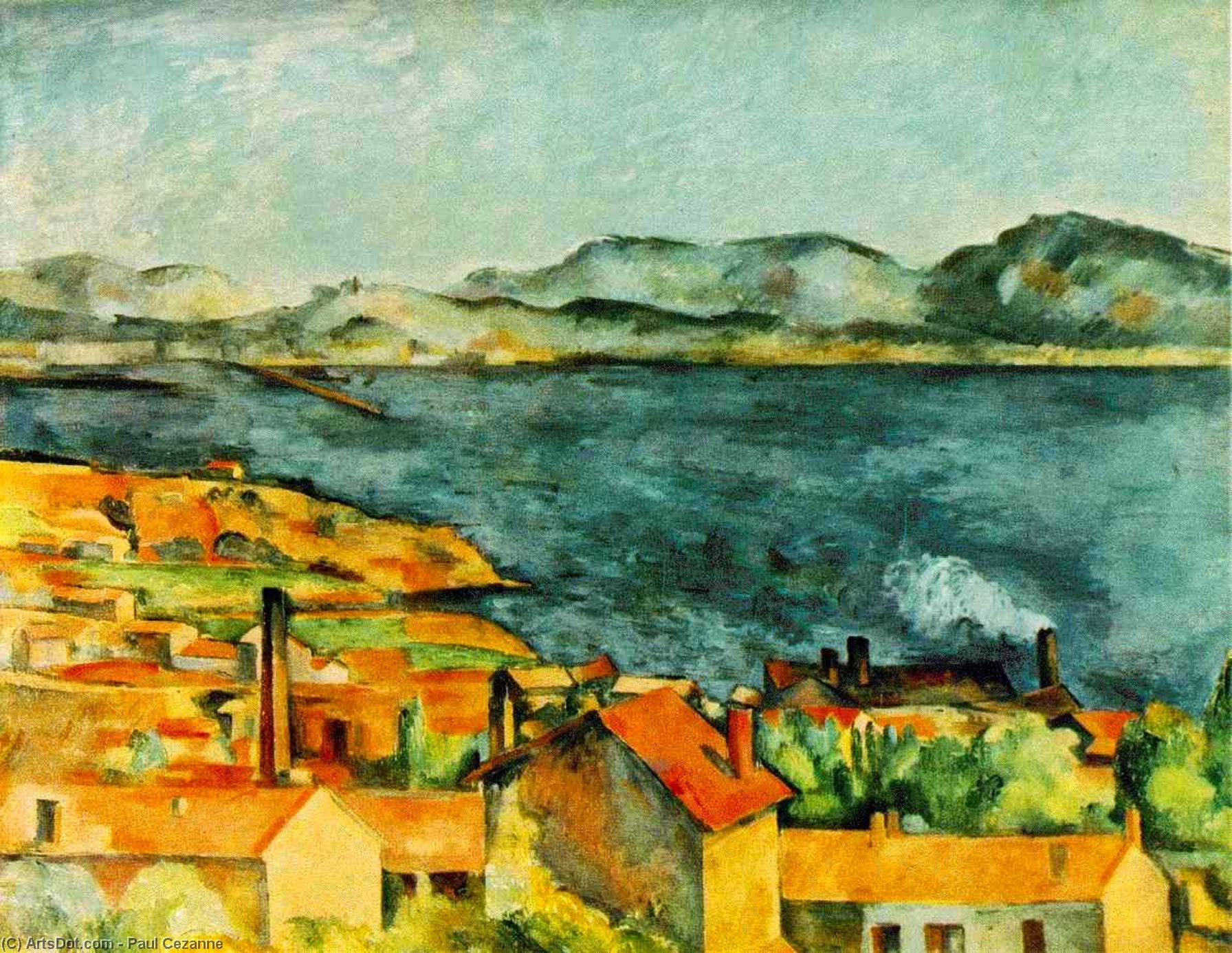 The Bay From L'estaque — Paul Cézanne