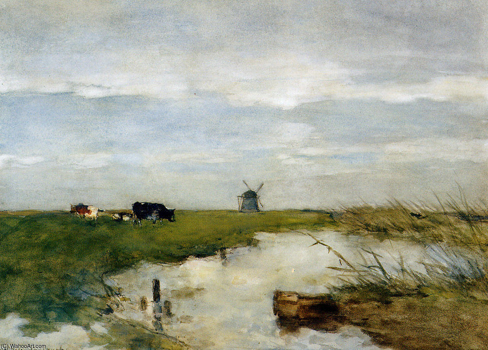 Dutch Polder Landscape — Johan Hendrik Weissenbruch