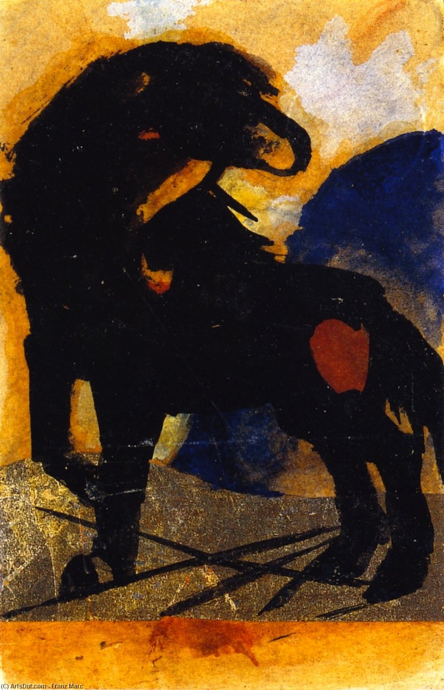 Little Black Horse — Franz Marc