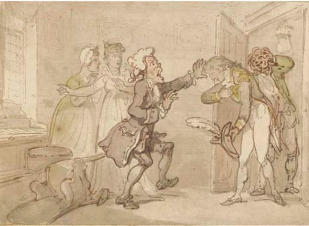 Thwarting True Love — Thomas Rowlandson