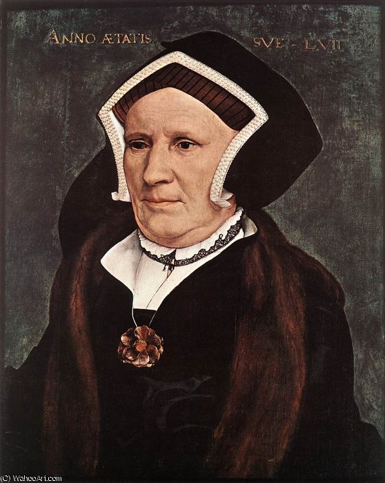 Portrait Of Lady Margaret Butts — Hans Holbein The Younger