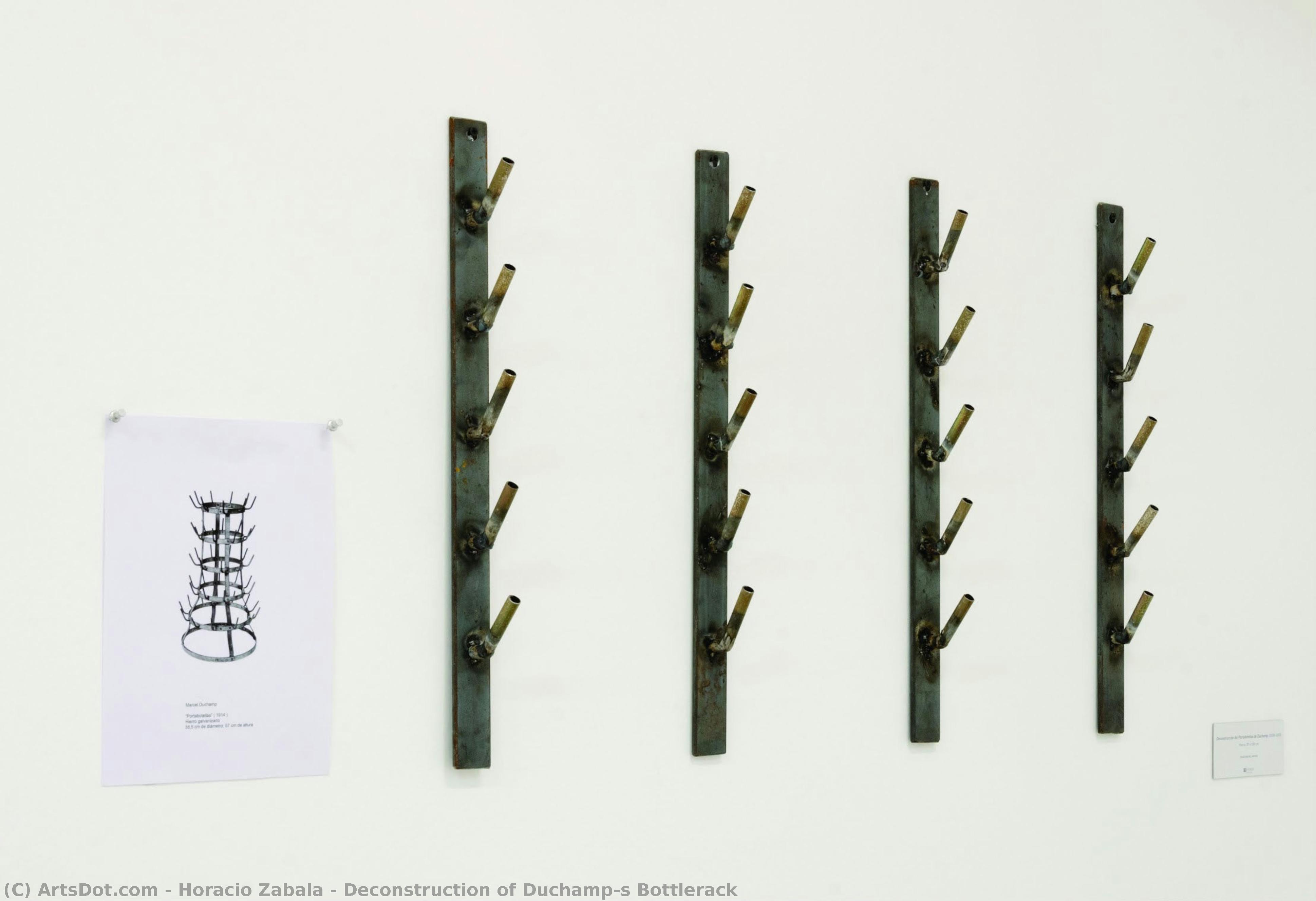 Deconstruction Of Duchamp´s Bottlerack — Horacio Zabala