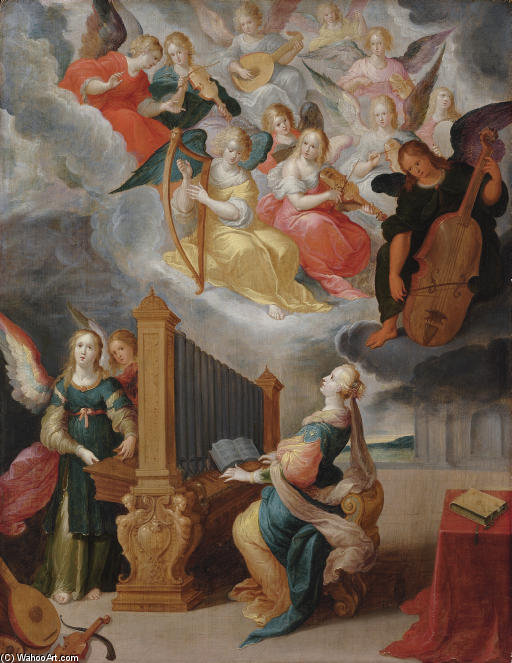 Saint Cecilia — Frans Iii Francken