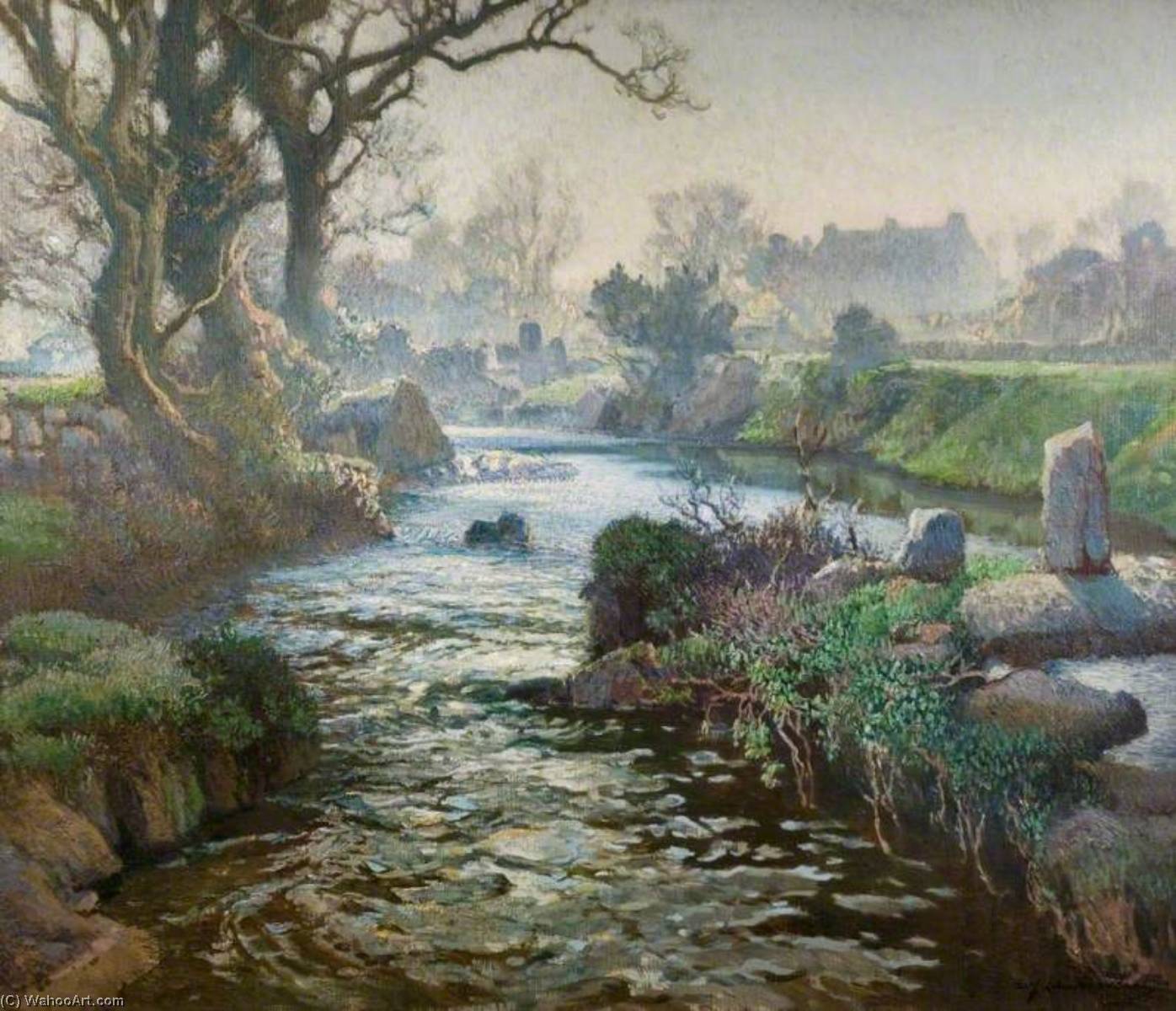 The Morning Mist — Samuel John Lamorna Birch