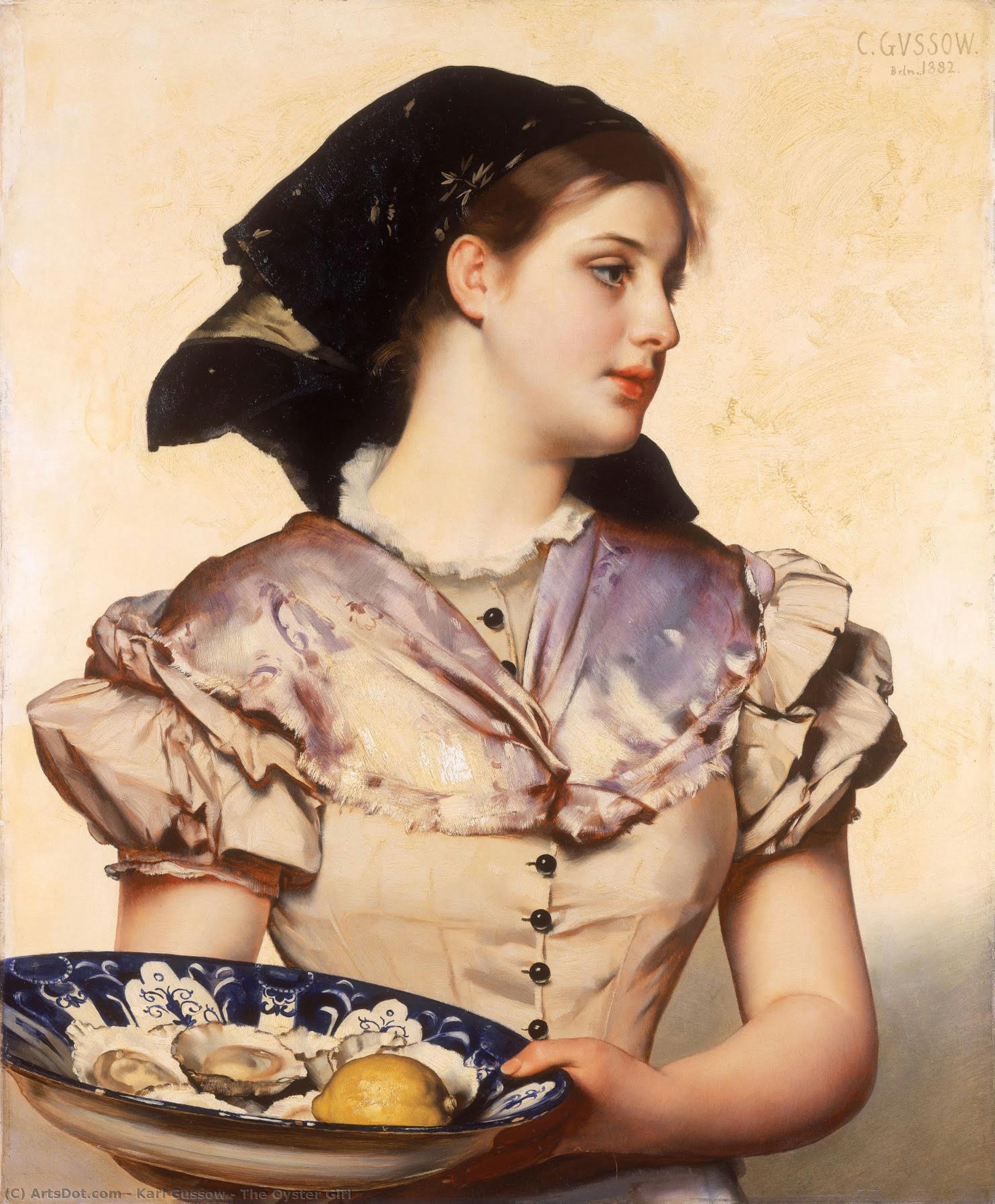 The Oyster Girl — Karl Gussow