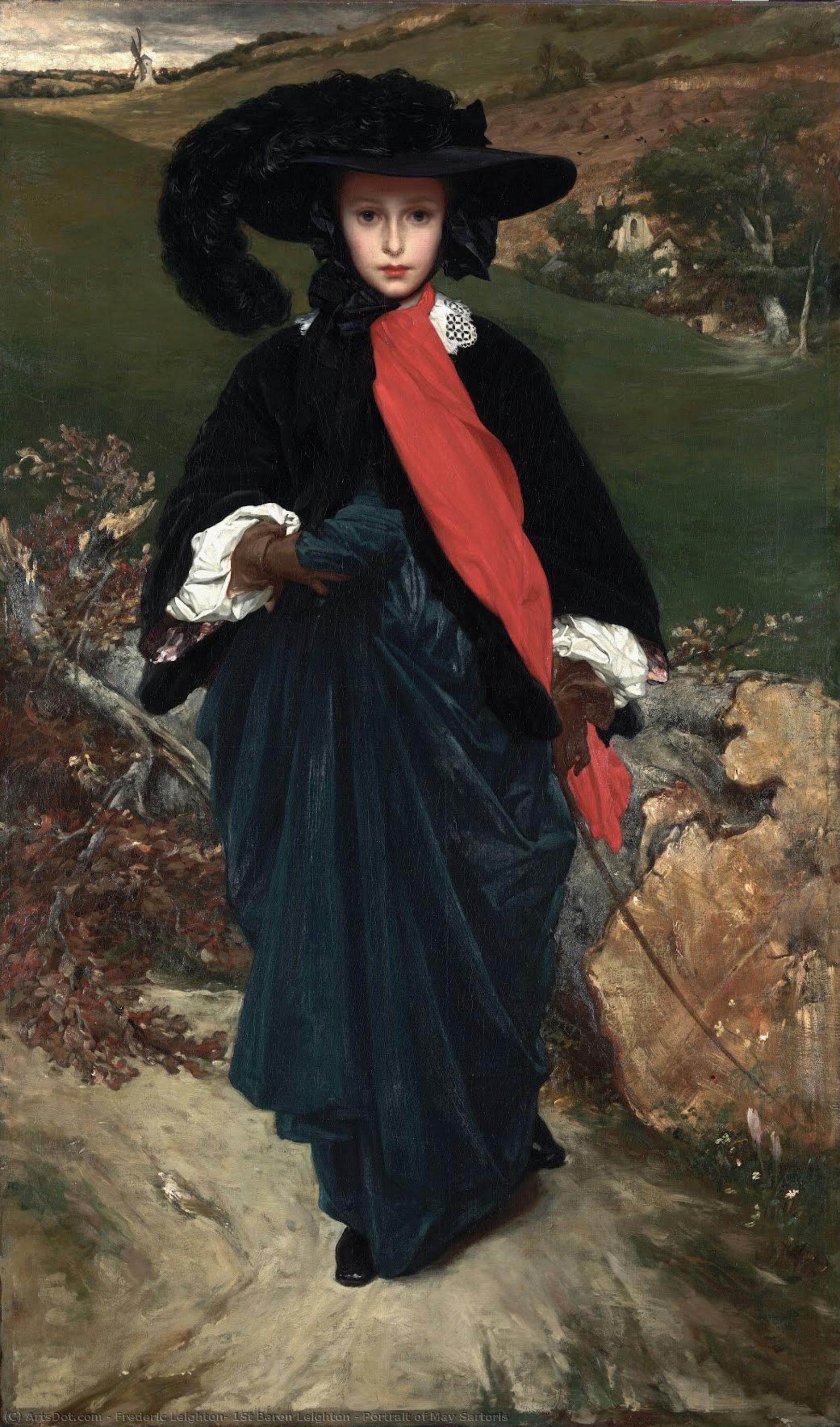 Portrait Of May Sartoris — Frederic Leighton, 1st Baron Leighton