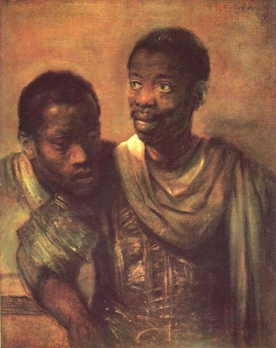 Two Negros — Rembrandt Van Rijn