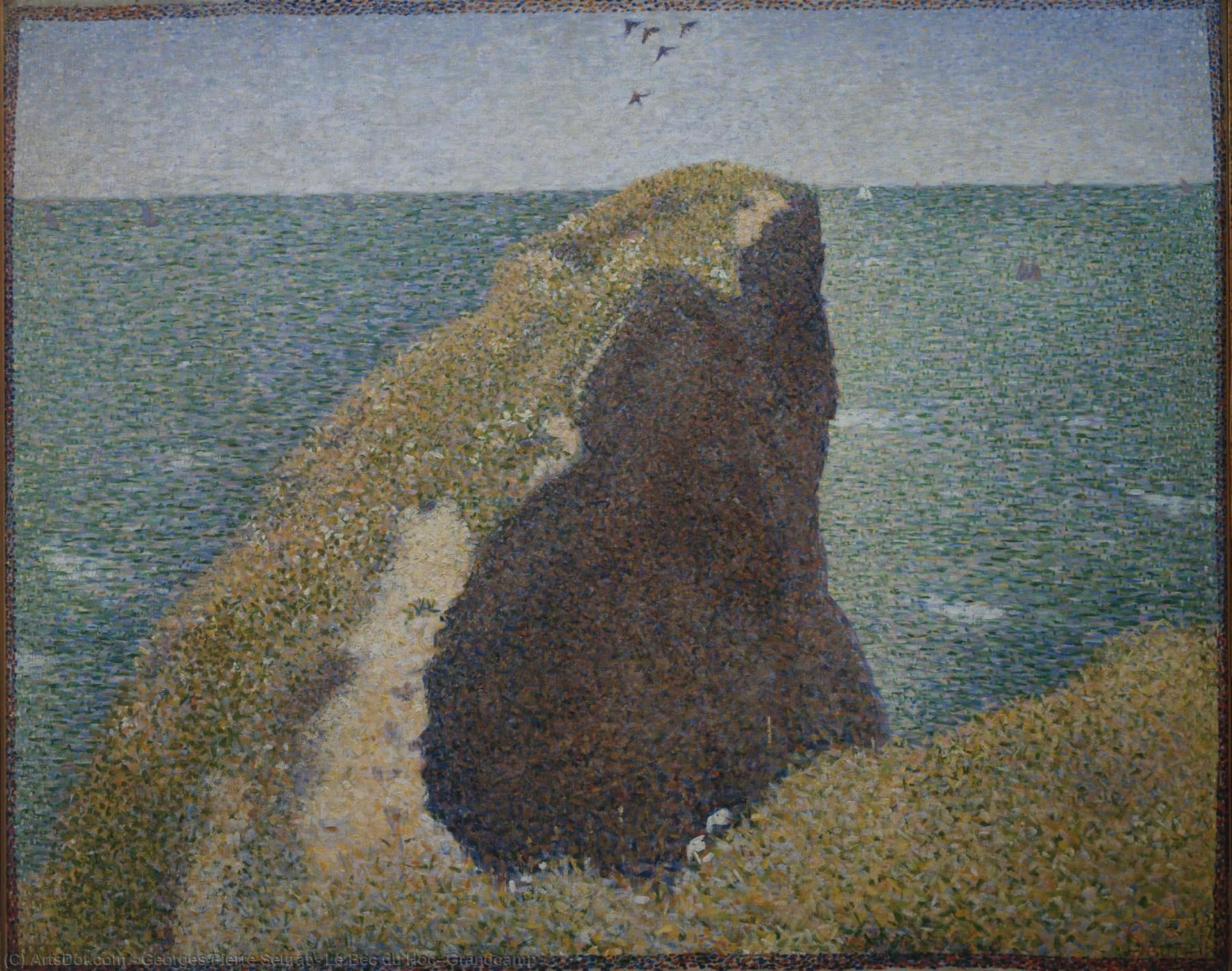Le Bec Du Hoc, Grandcamp — Georges Seurat