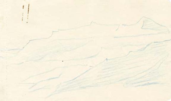 Sketch Of Mountain Landscape 26 — Nicholas Roerich