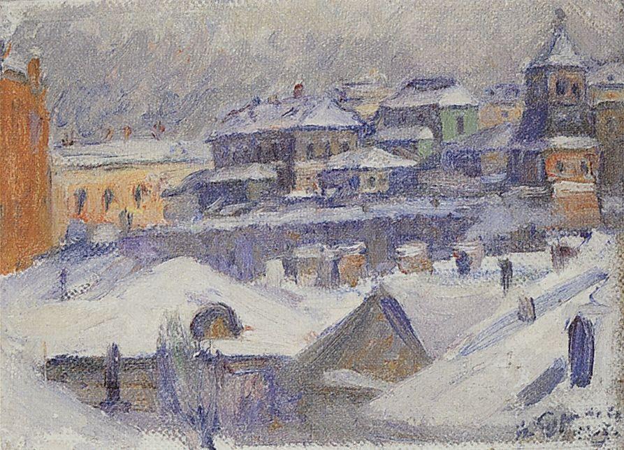 View Of Moscow — Vasily Ivanovich Surikov