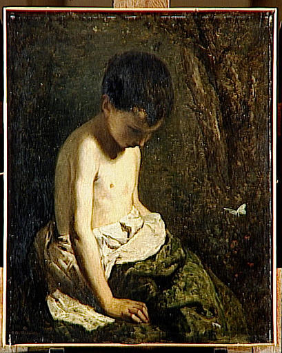 L'enfant Au Papillon — Constant Dutilleux