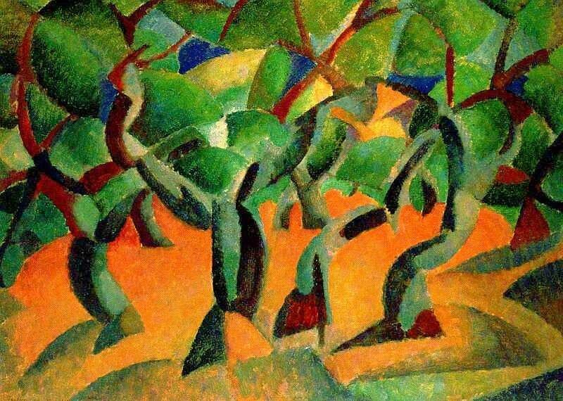 Olive Grove (also Known As Cubist Orchard) — Leo Gestel