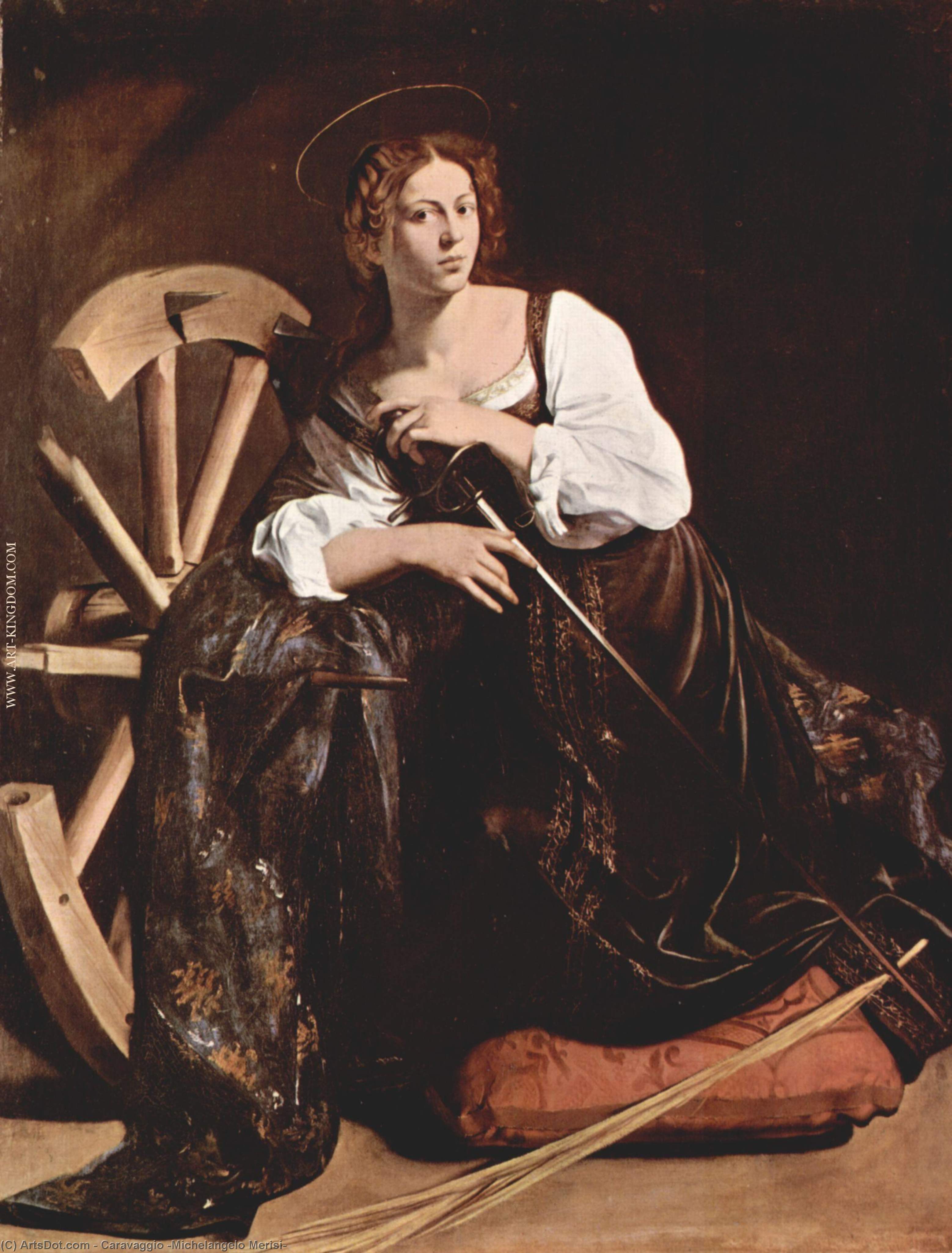 Saint Catherine Of Alexandria — Caravaggio