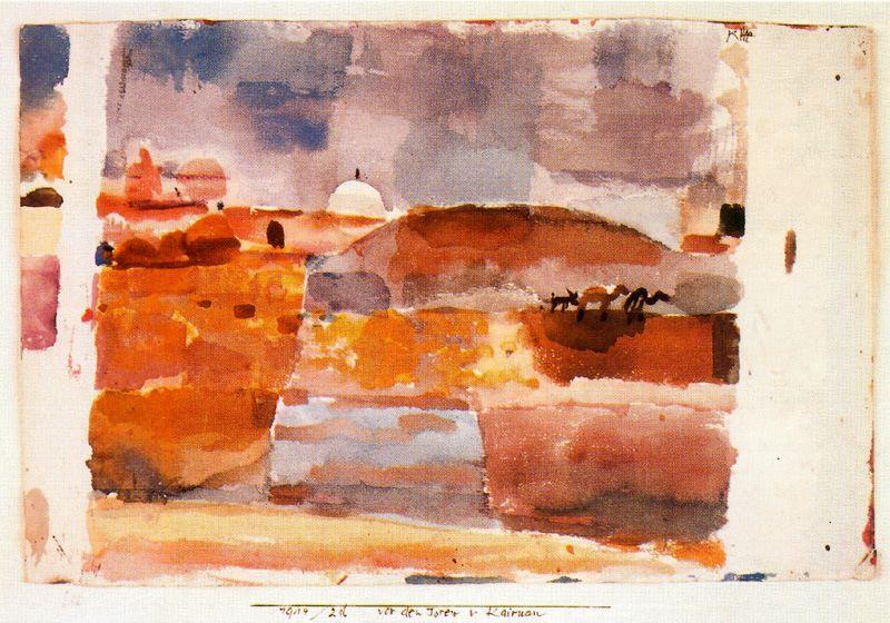 At The Gates Of Kairouan — Paul Klee