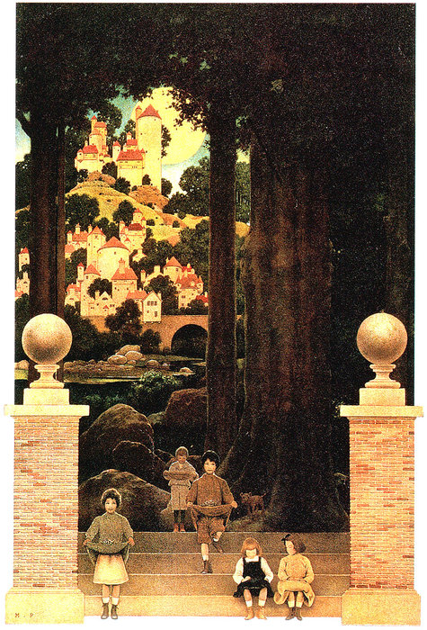 The Sugar-plum Tree — Maxfield Parrish