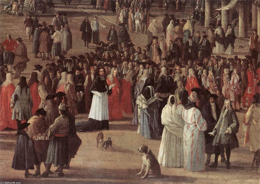 The Reception Of Cardinal César D'estrées (detail) — Luca Carlevaris