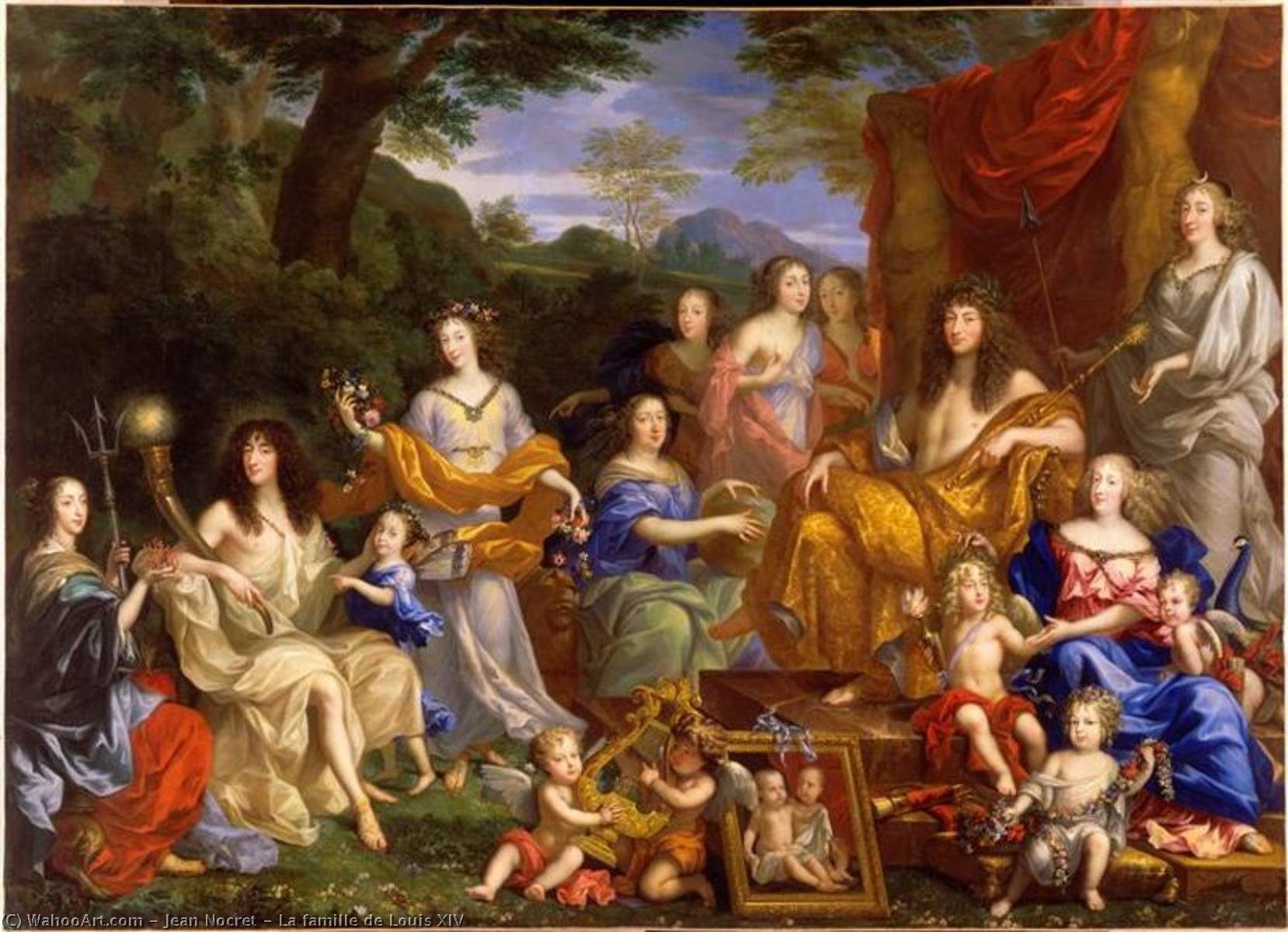 La Famille De Louis Xiv — Jean Nocret