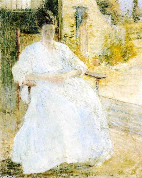 Figure In A Landscape — John Henry Twachtman