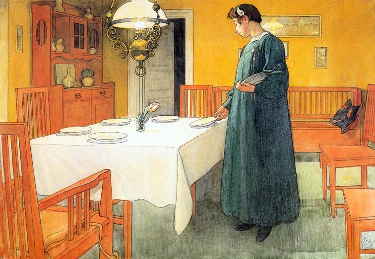 School Lunch — Carl Larsson