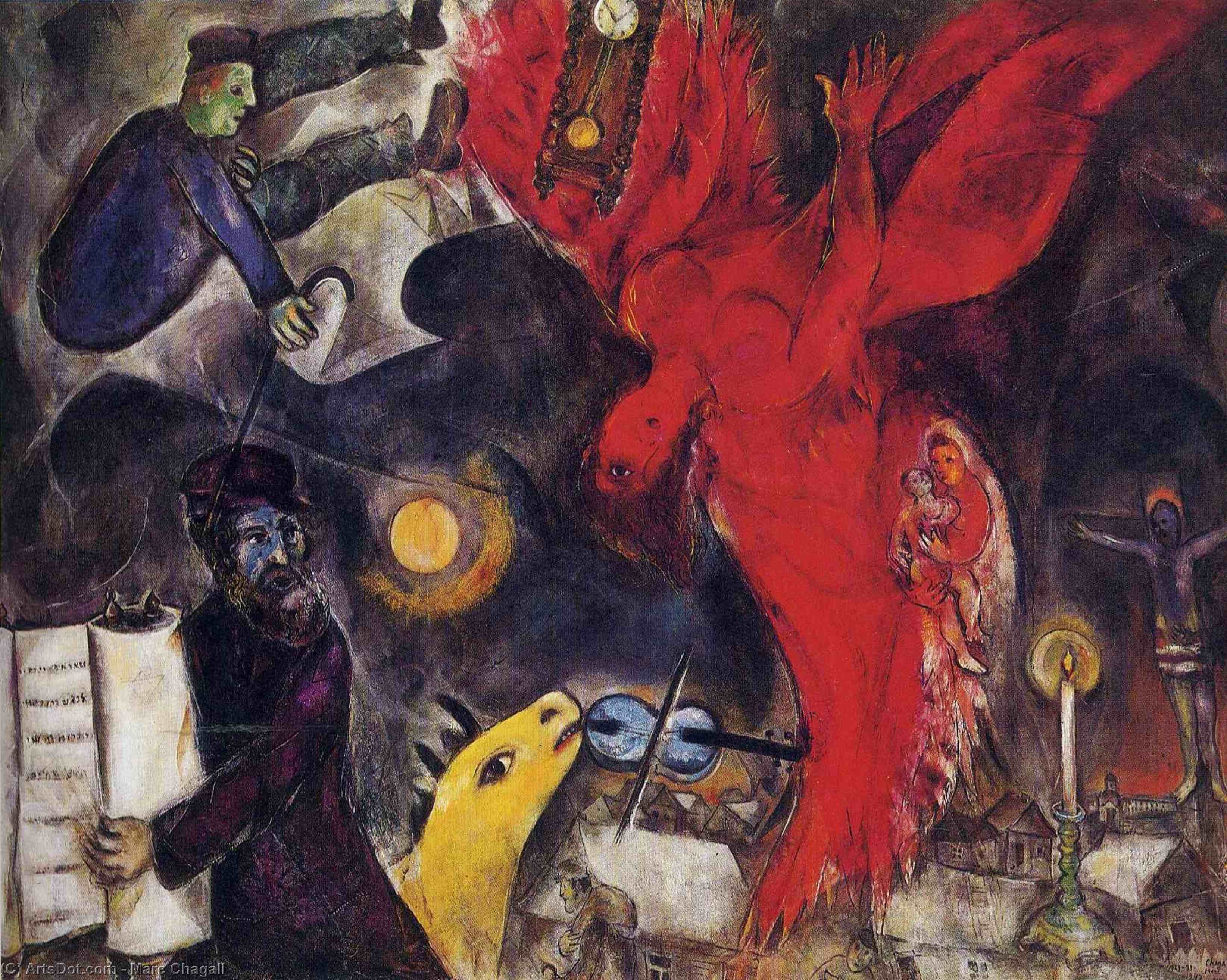 The Falling Angel — Marc Chagall