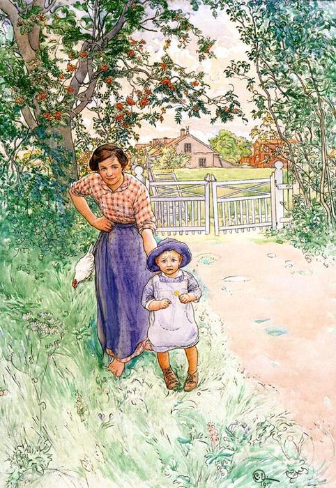 Say Hello Nicely — Carl Larsson