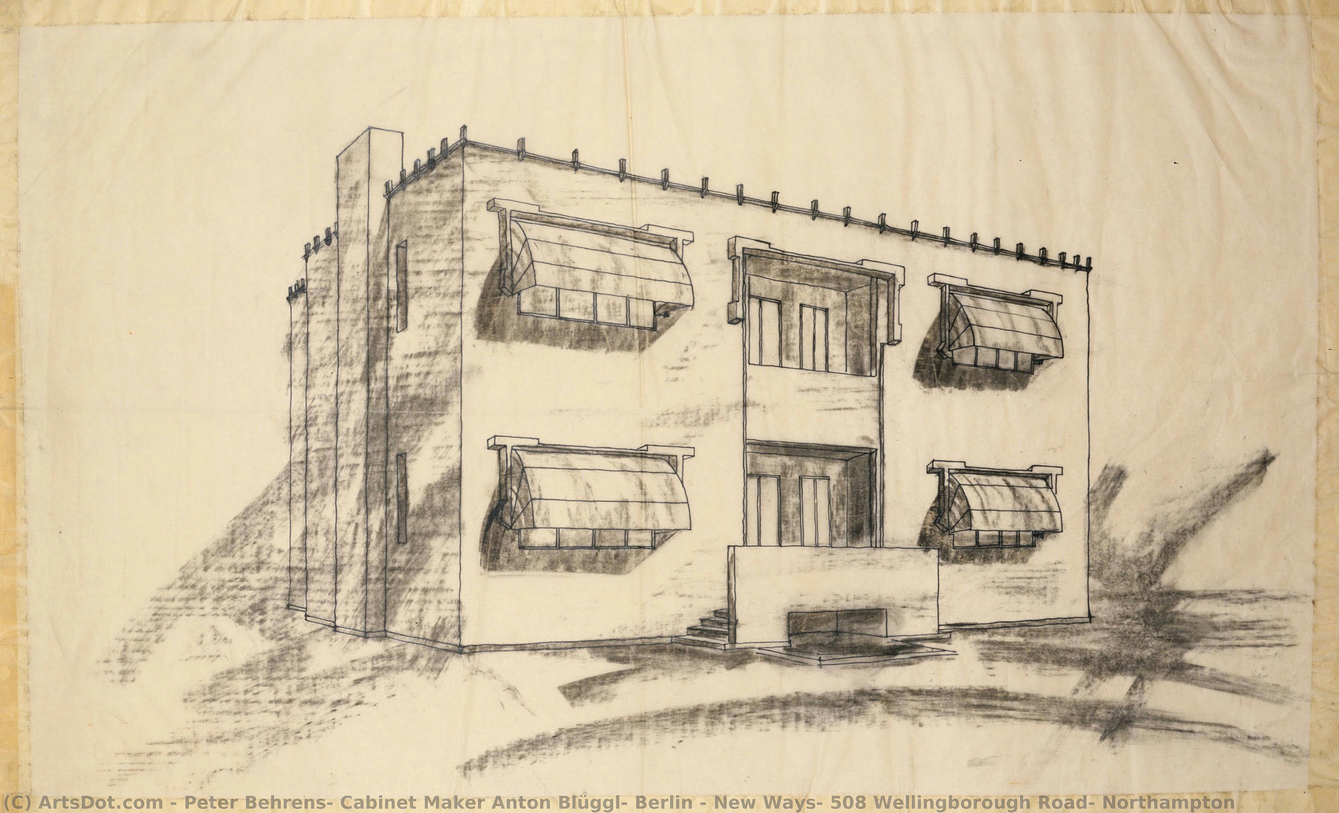 New Ways, 508 Wellingborough Road, Northampton — Peter Behrens, Cabinet Maker Anton Blüggl, Berlin