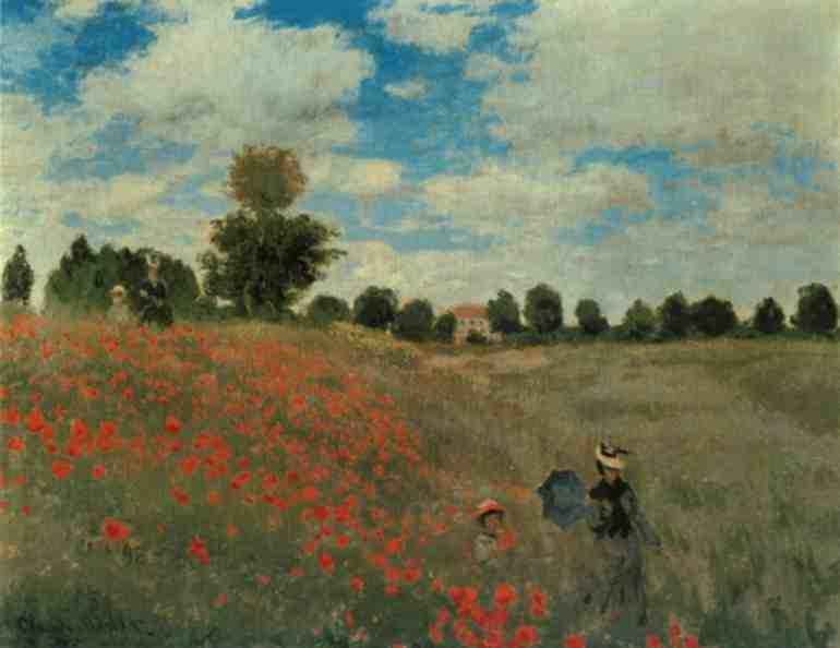 Poppies, Near Argenteuil — Claude Monet