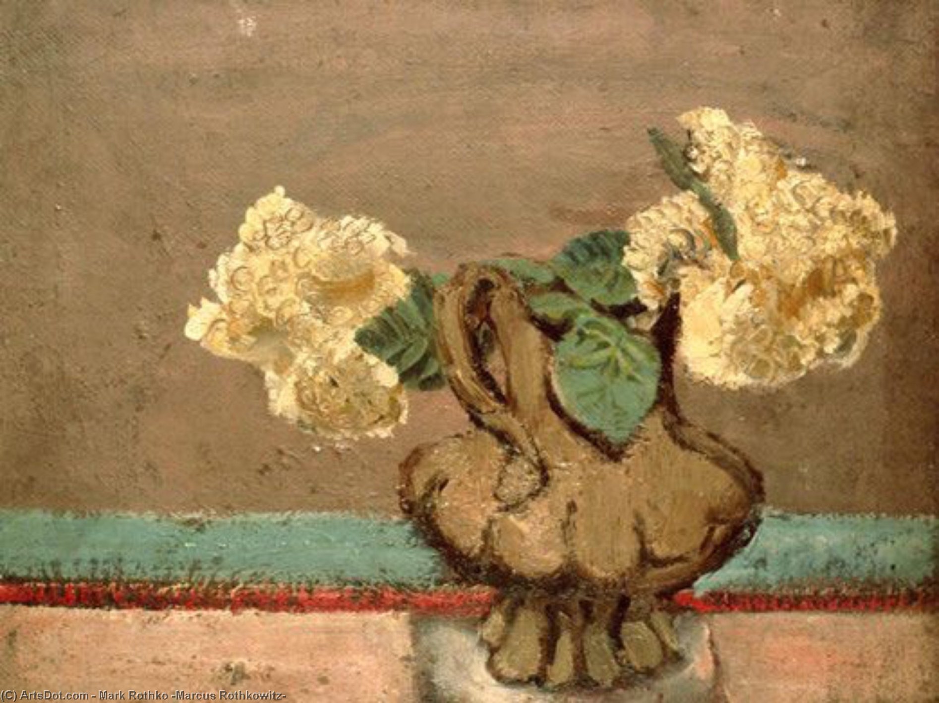 Untitled (vase Of Flowers) [recto] — Mark Rothko