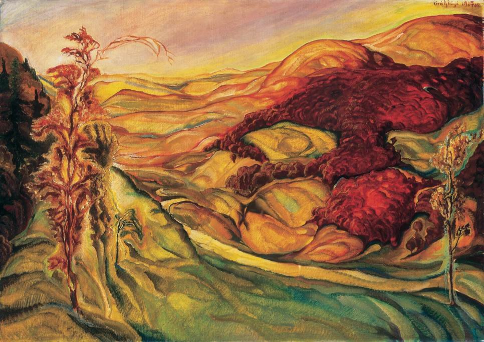 Red Landscape — Gyula Batthyany