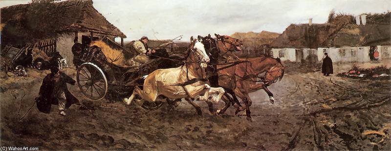 Próba Czwórki — Józef Chełmoński