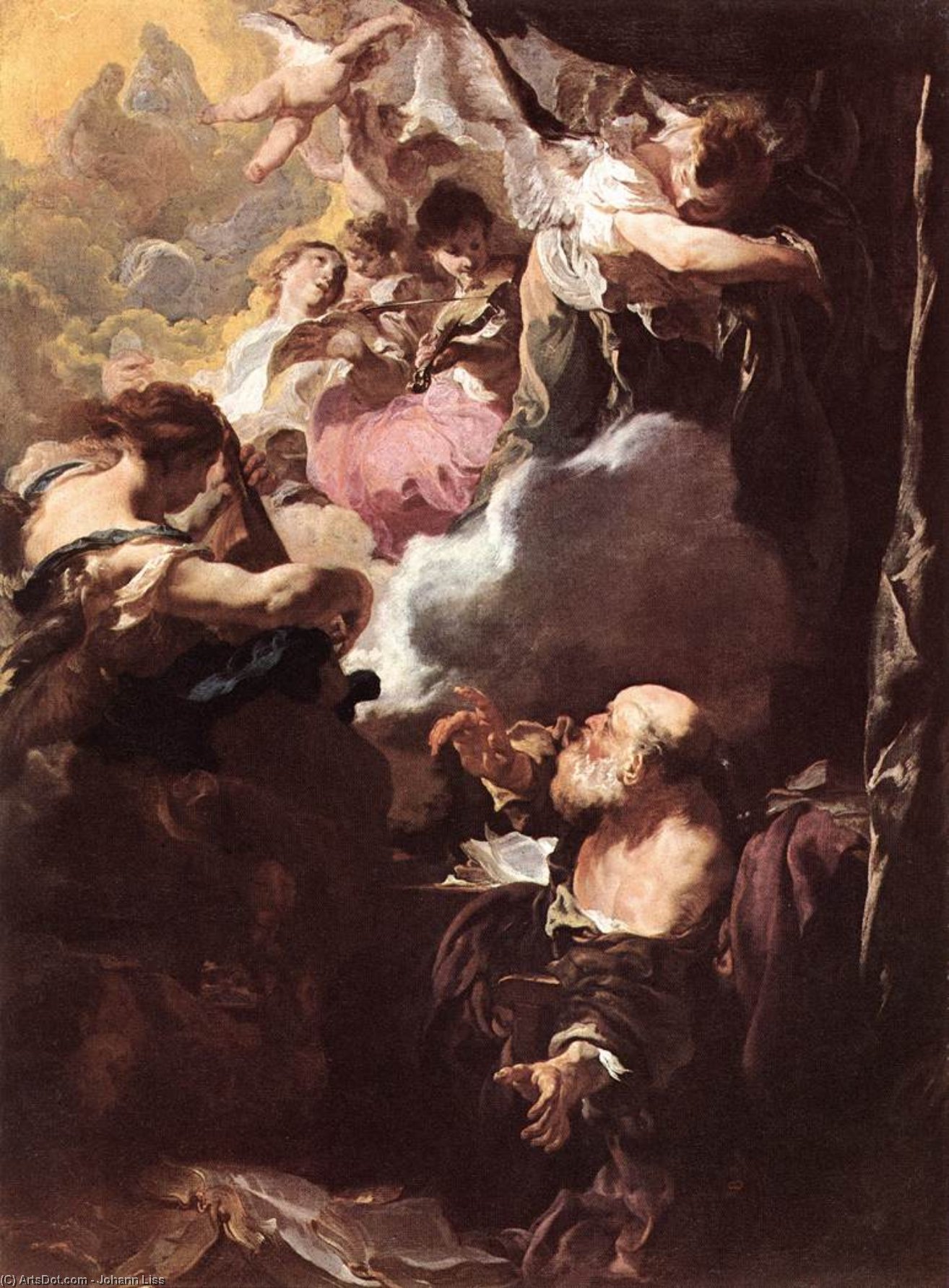 The Ecstasy Of St Paul — Johann Liss