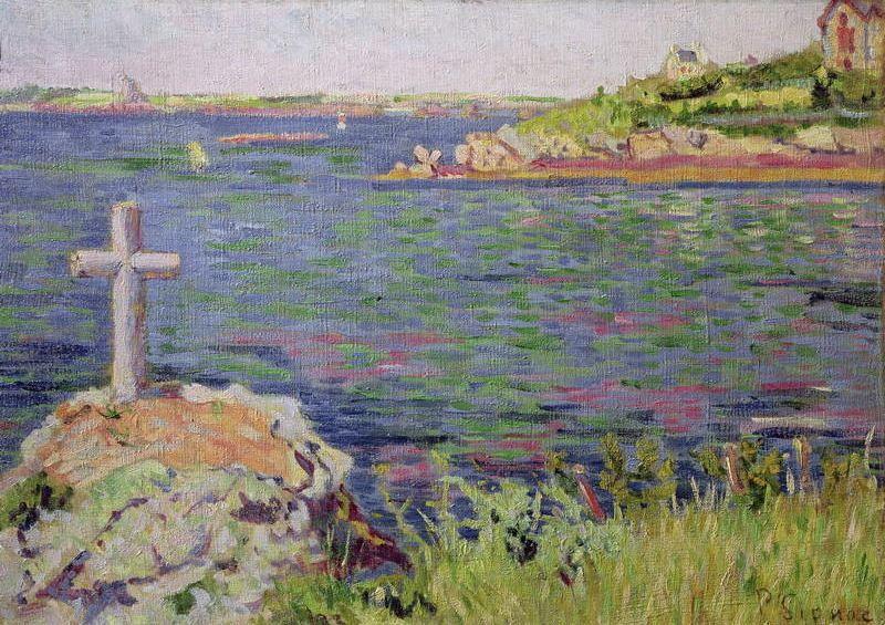 Saint-briac, The Sailor's Cross — Paul Signac
