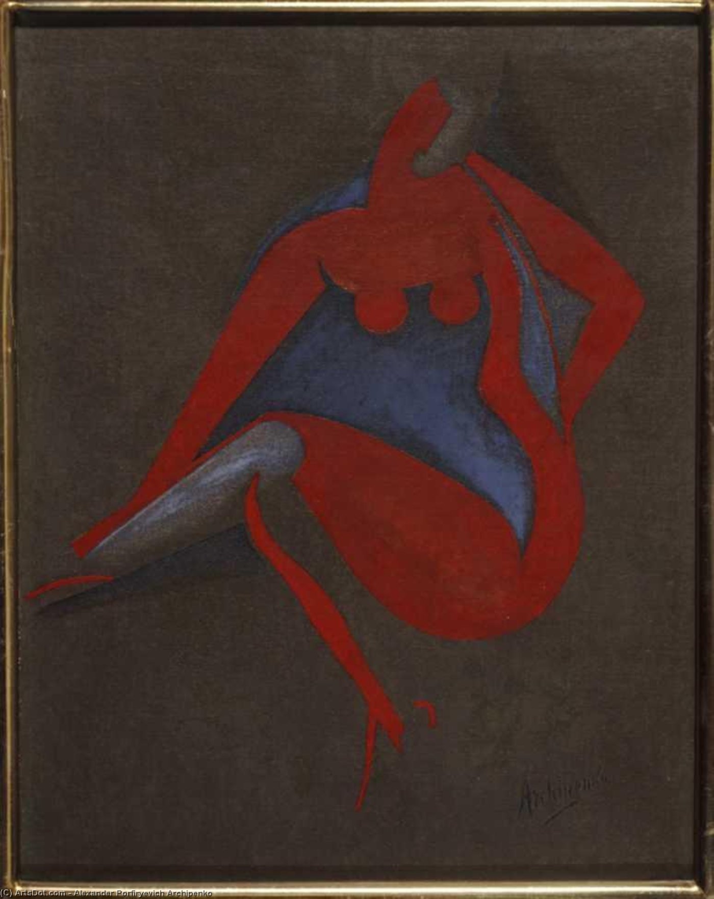 Seated Nude — Alexander Archipenko