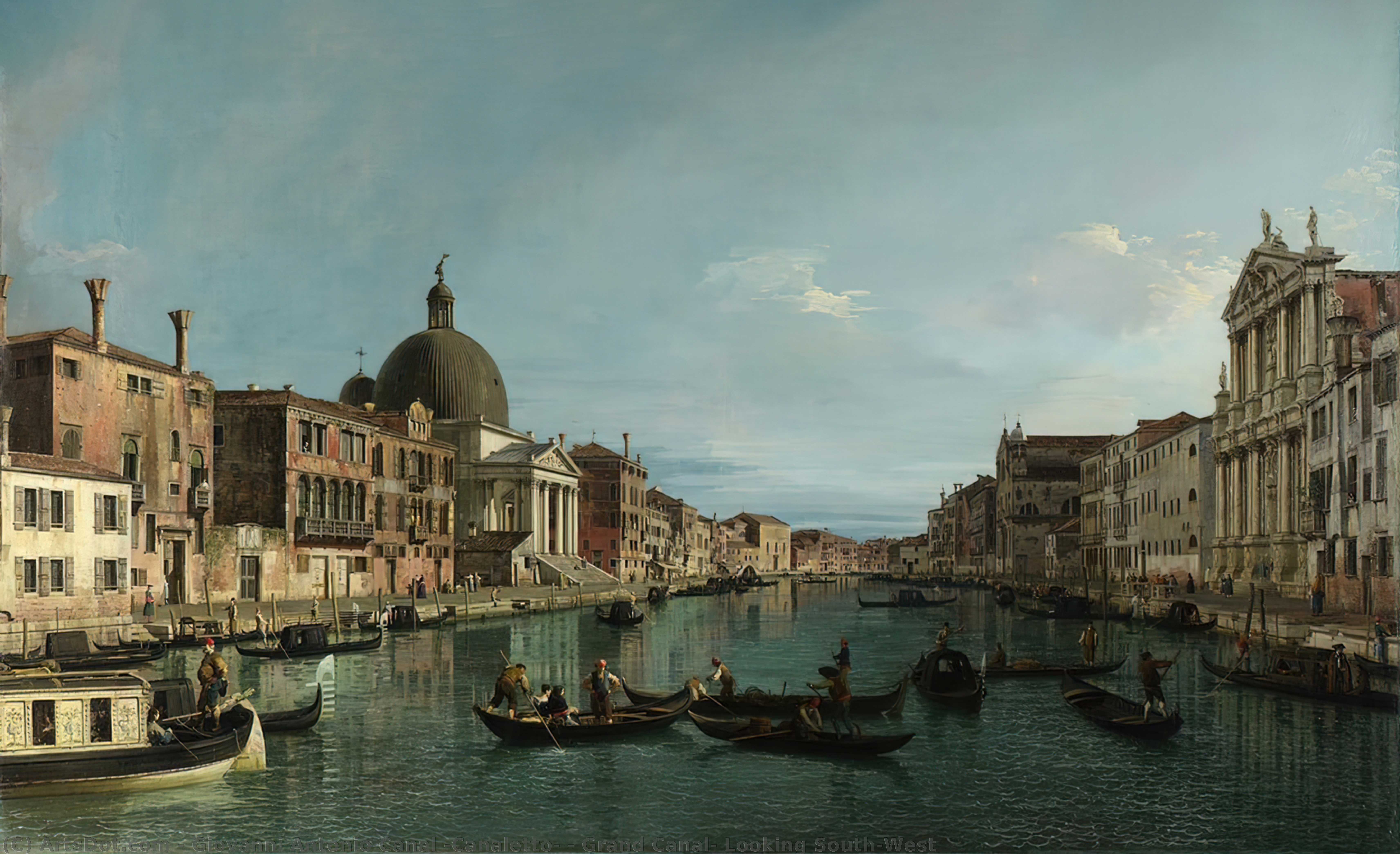 Grand Canal: Looking South-west — Canaletto
