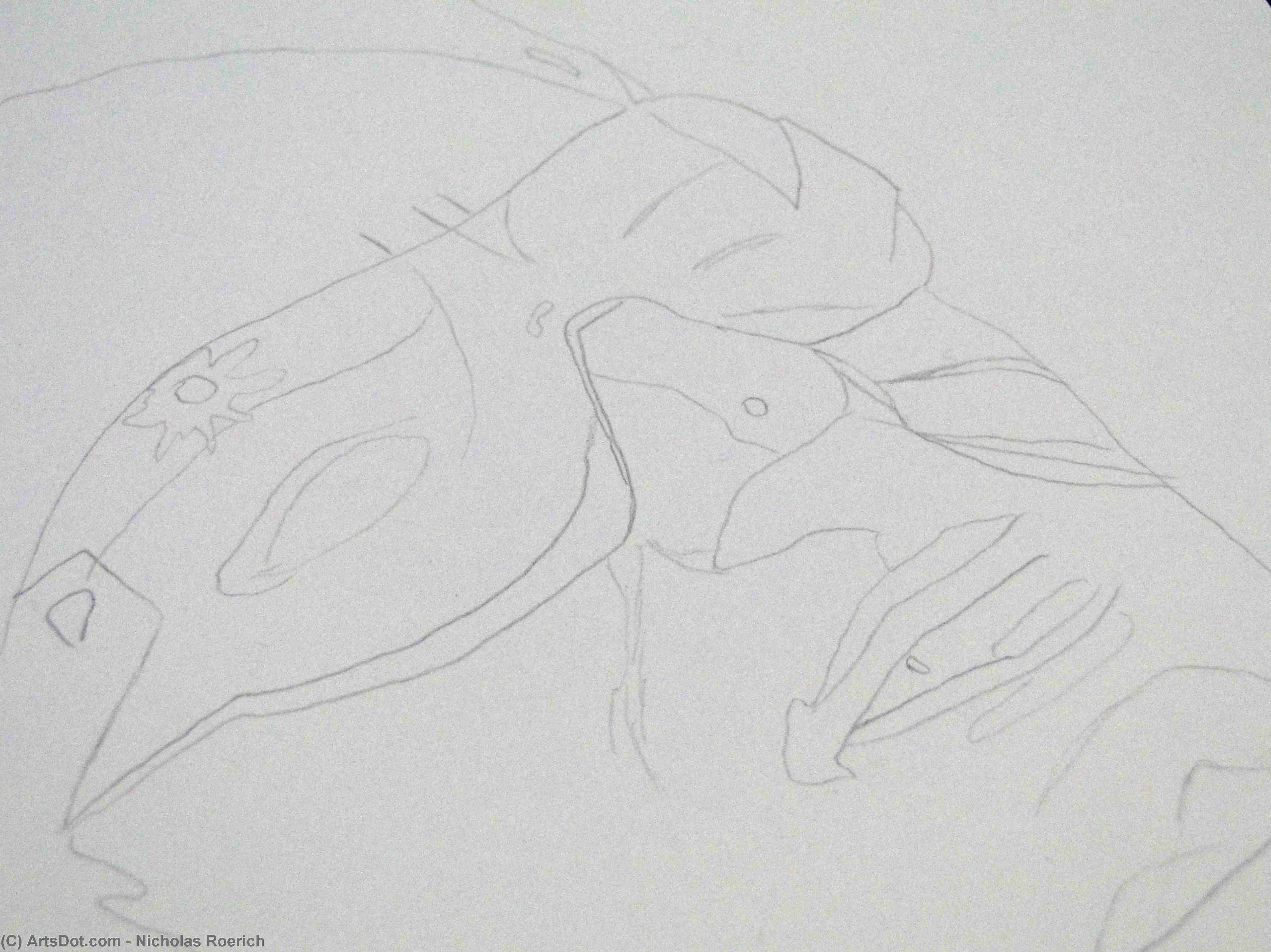 Sketch Of Landscape 12 — Nicholas Roerich