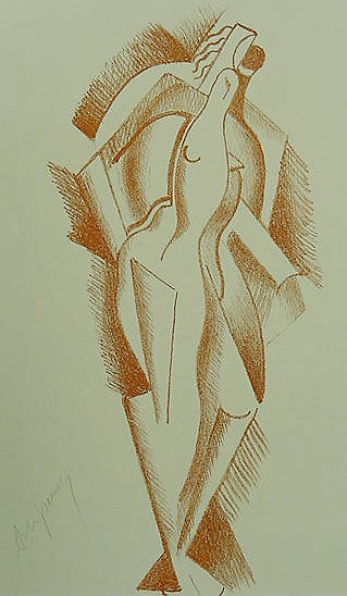 Female Nude (frauenakt) — Alexander Archipenko