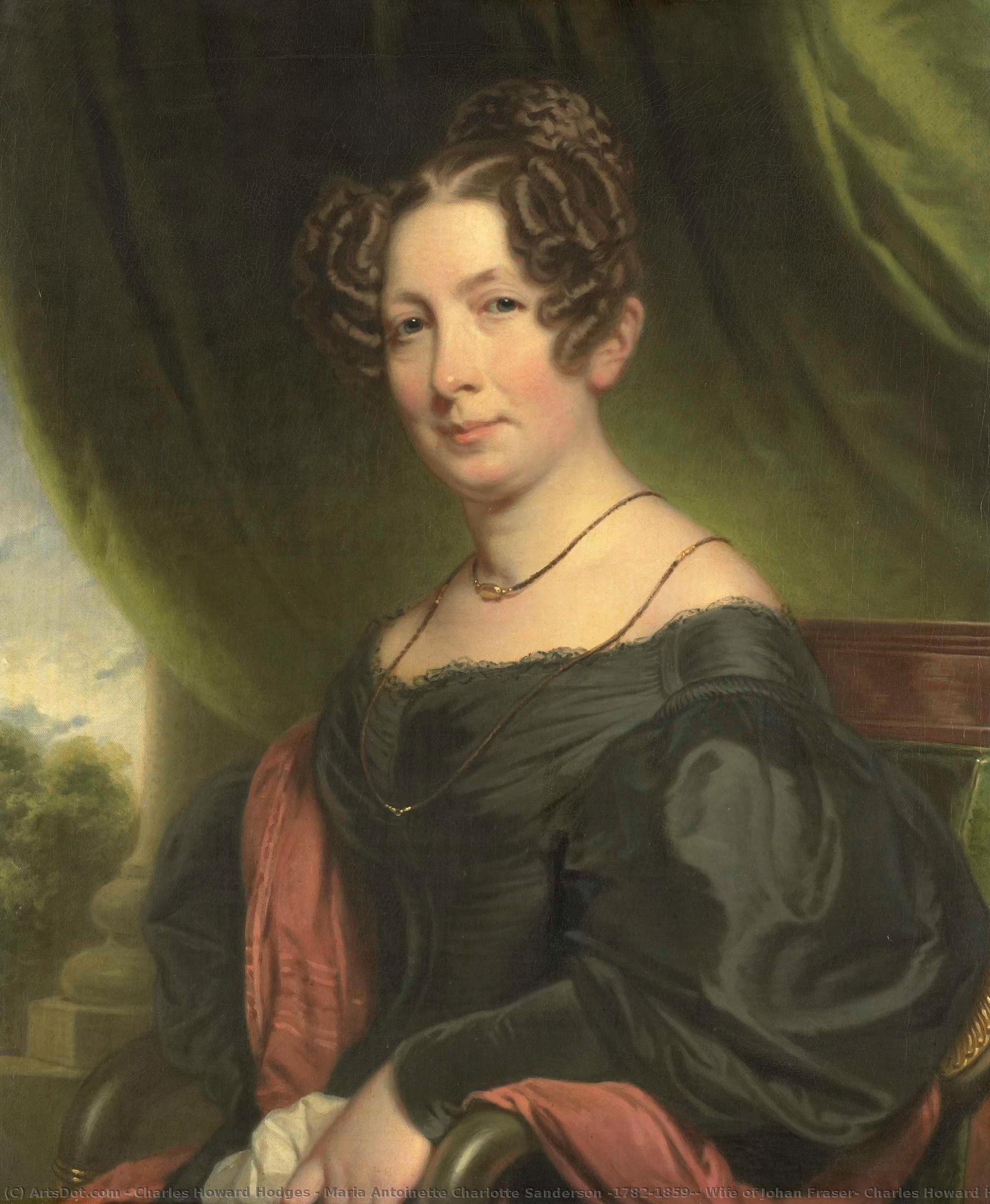 Maria Antoinette Charlotte Sanderson (1782-1859), Wife Of Johan Fraser, Charles Howard Hodges, 1835 — Charles Howard Hodges