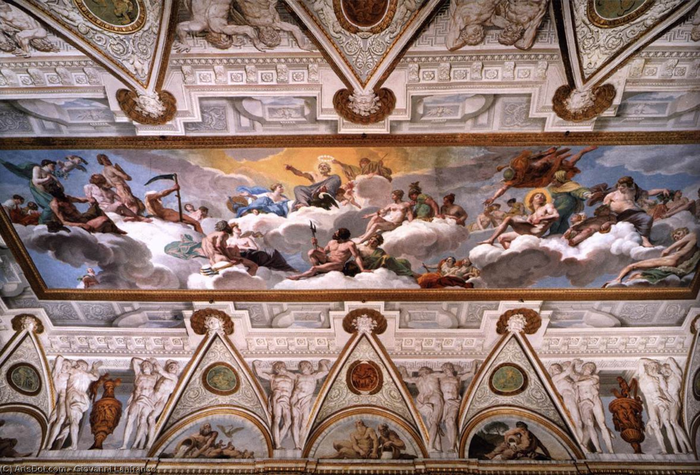 The Council Of Gods — Giovanni Lanfranco