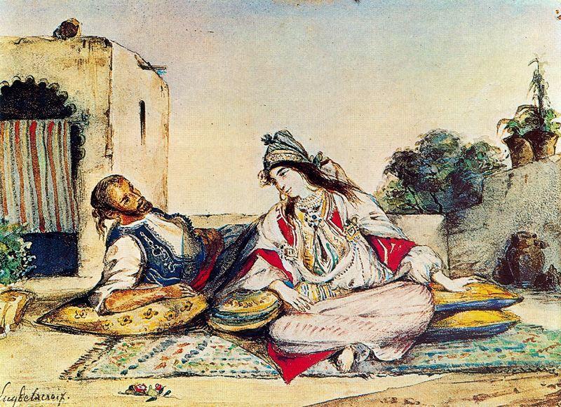 Conversation Mauresque — Eugène Delacroix