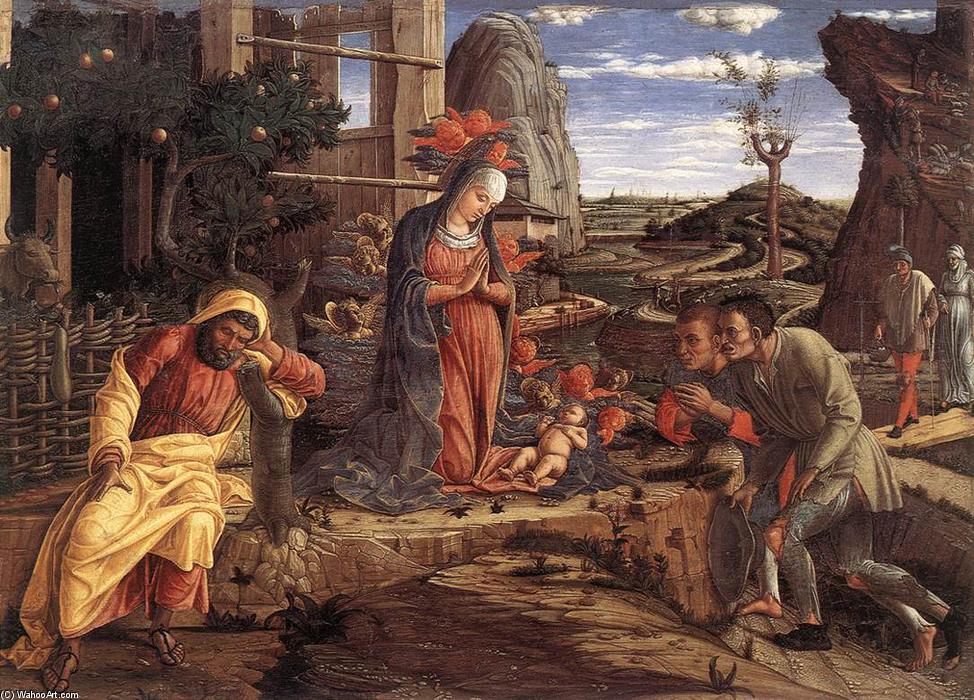 The Adoration Of The Shepherds — Andrea Mantegna