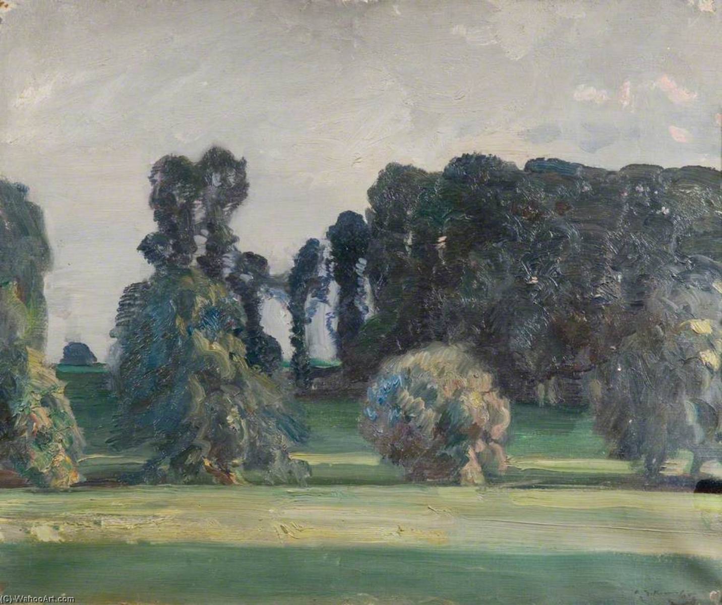 Landscape With Trees — Sir Alfred James Munnings