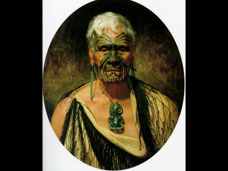 Te Aho. A Noted Waikato Warrior — Charles Frederick Goldie