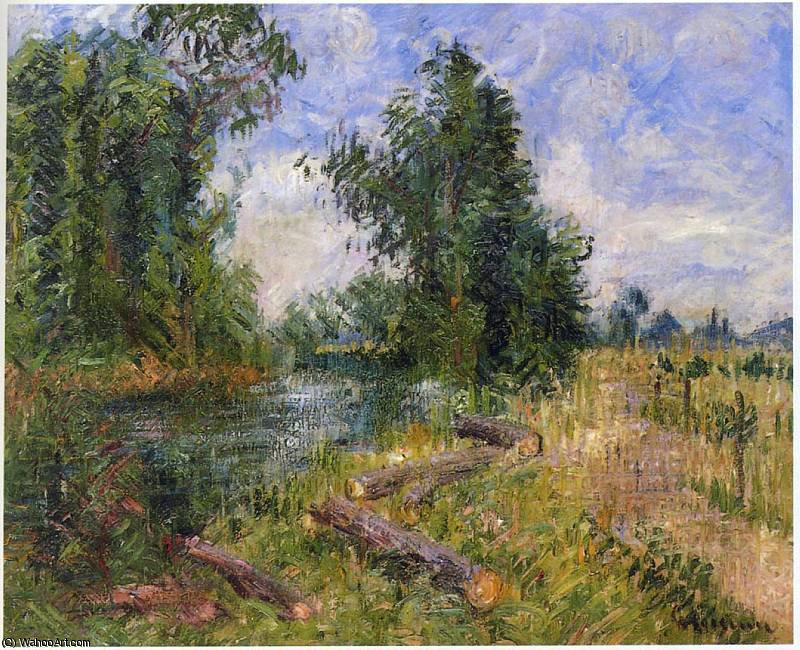 By The Lorne River Near Caen — Gustave Loiseau