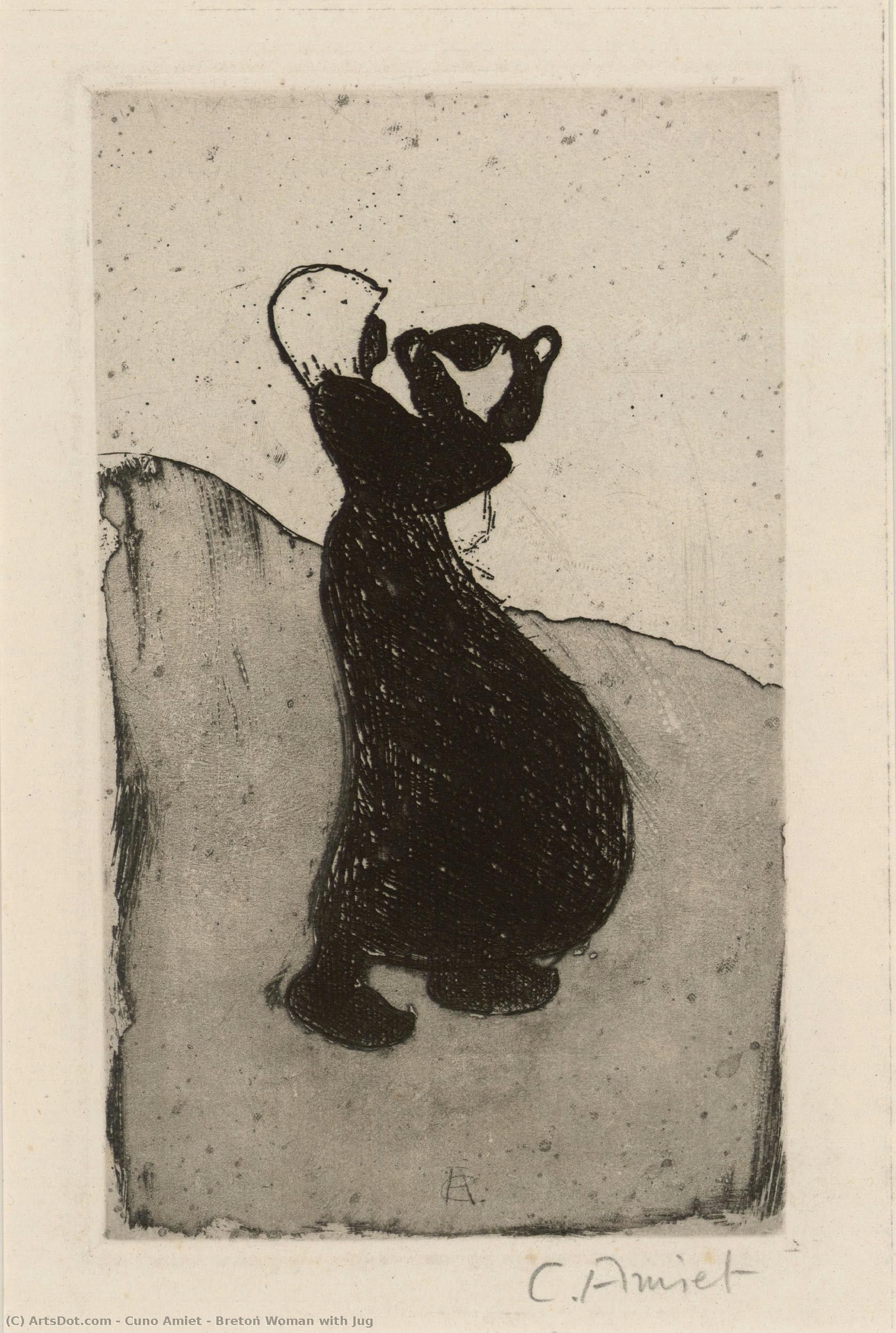 Breton Woman With Jug — Cuno Amiet
