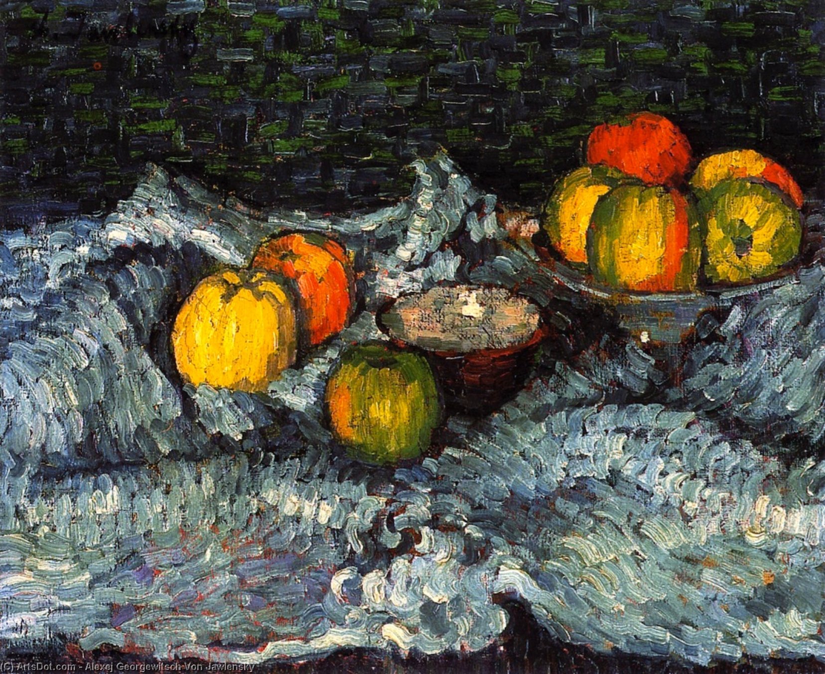Still Life With Apples — Alexej Von Jawlensky