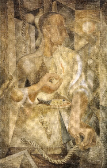 Man Holding A Rope — André Masson