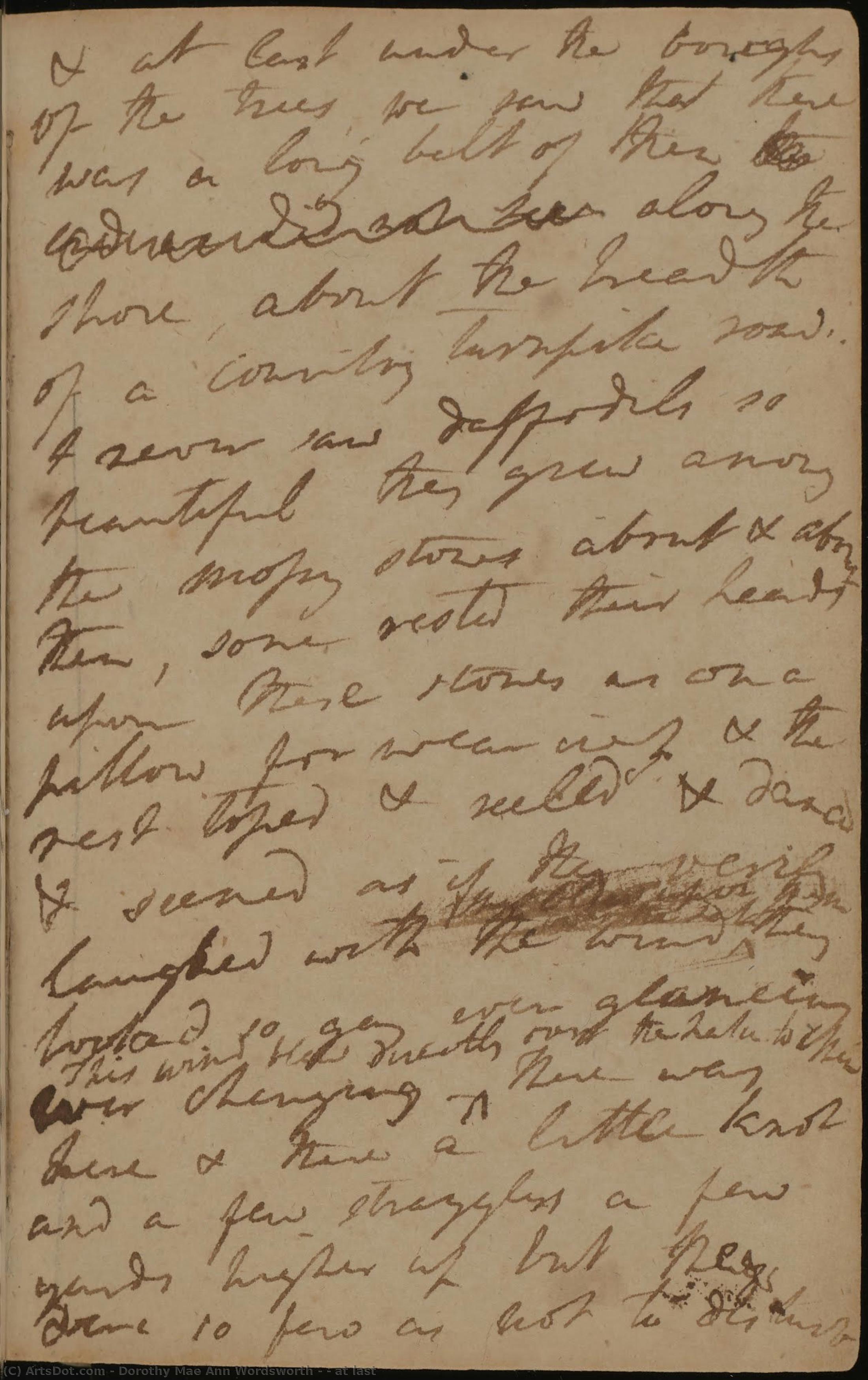 & At Last — Dorothy Mae Ann Wordsworth