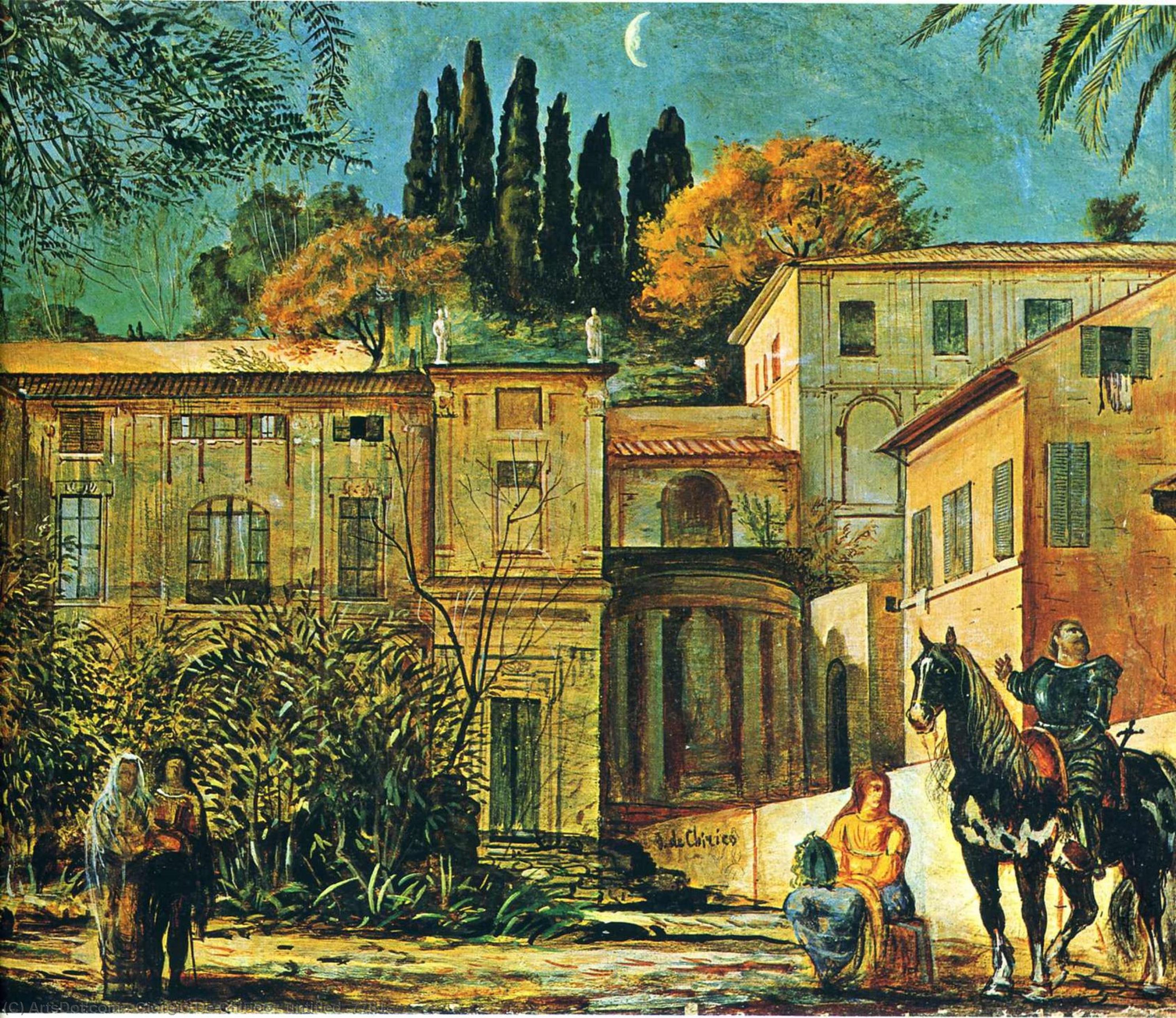 Sin Título (7781) — Giorgio De Chirico
