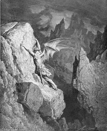 Satanovo Let Kroz Haos — Gustav Dore