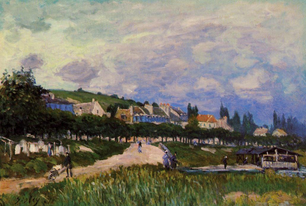 The Laundry — Alfred Sisley